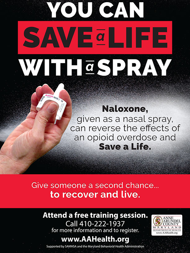 You Can Save A Life With A Spray. Naloxone, given as a nasal spray can reverse the effects of an opioid overdose and Save a Life.